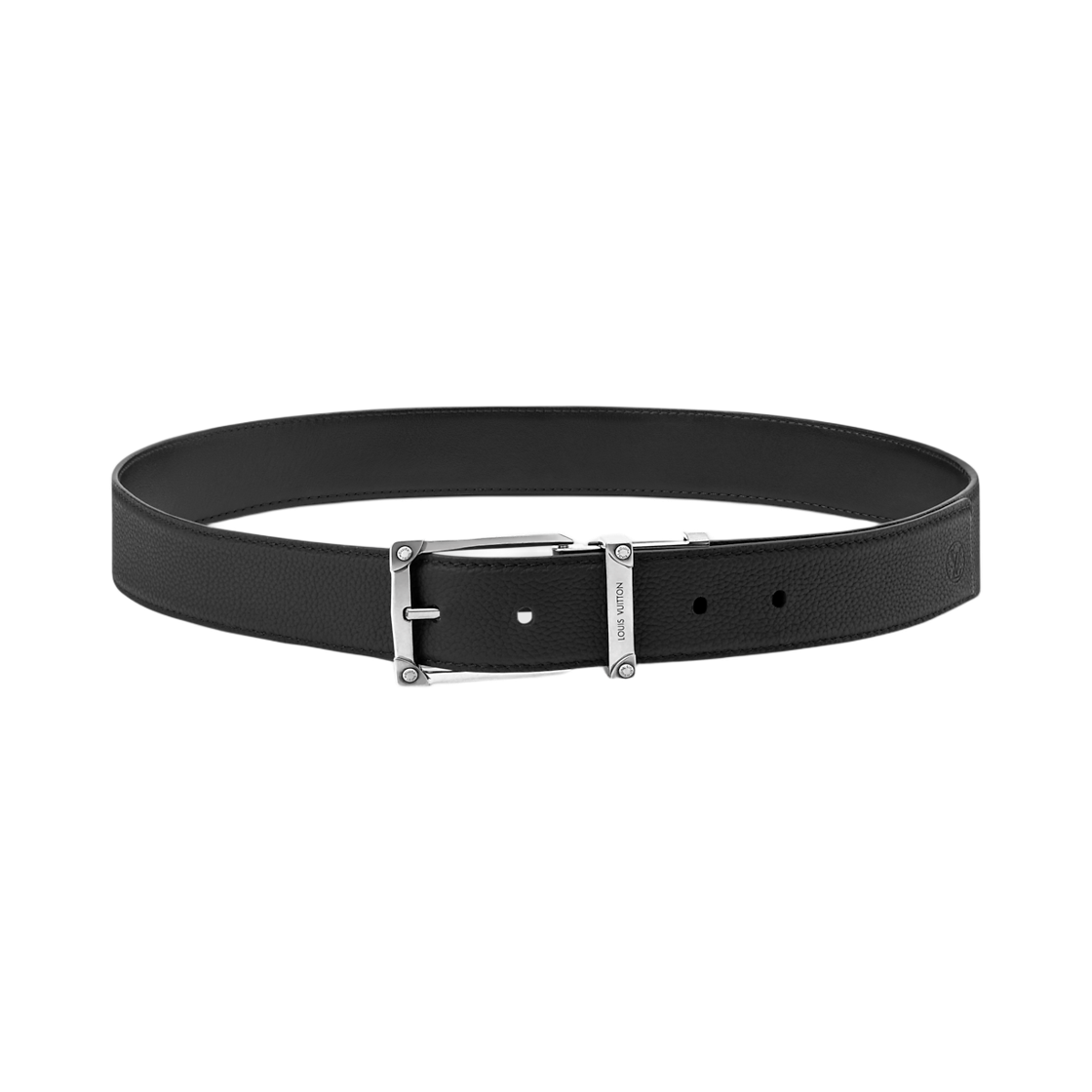 - Louis Vuitton Corner Pin Trunk 35mm Reversible Belt Black