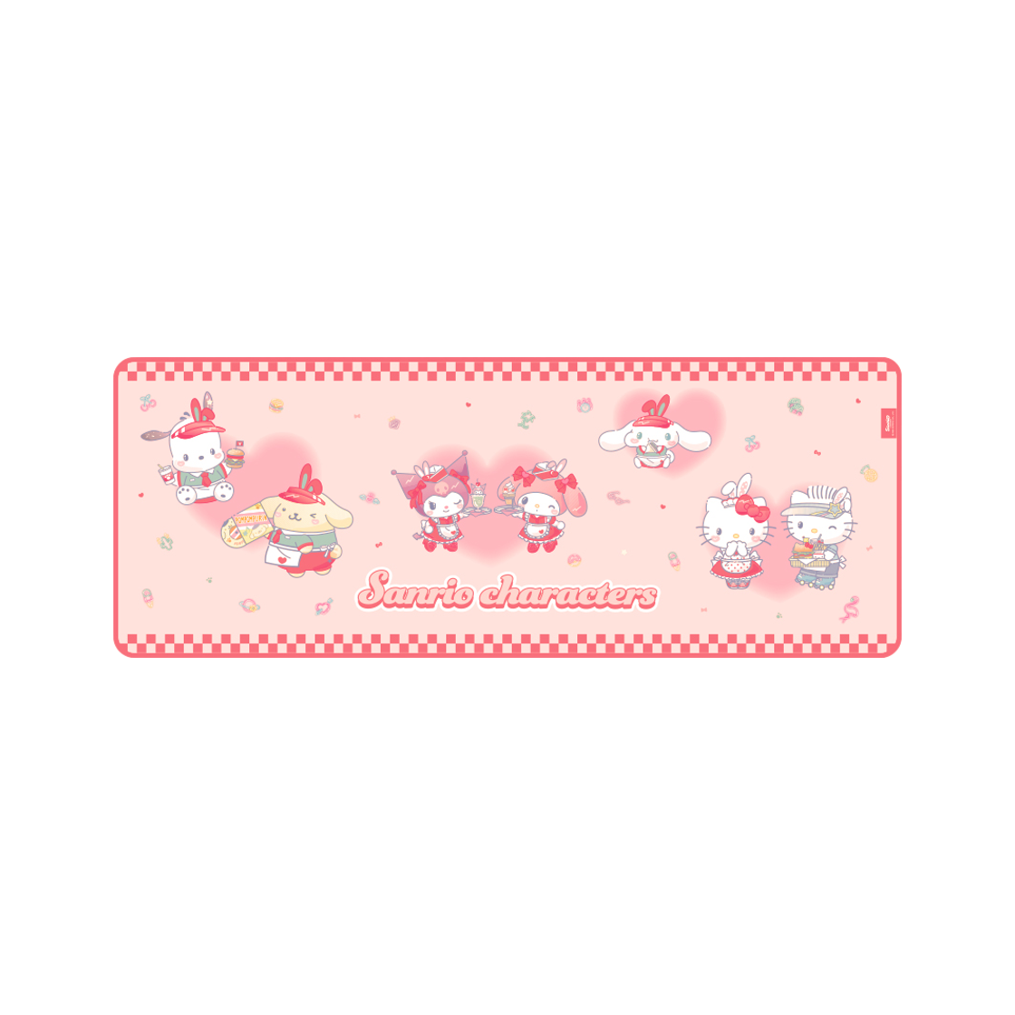SAN-RMP-D-GRP Royche Sanrio Characters Non-Slip Desk Mat Mouse & Keyboard Long Pad