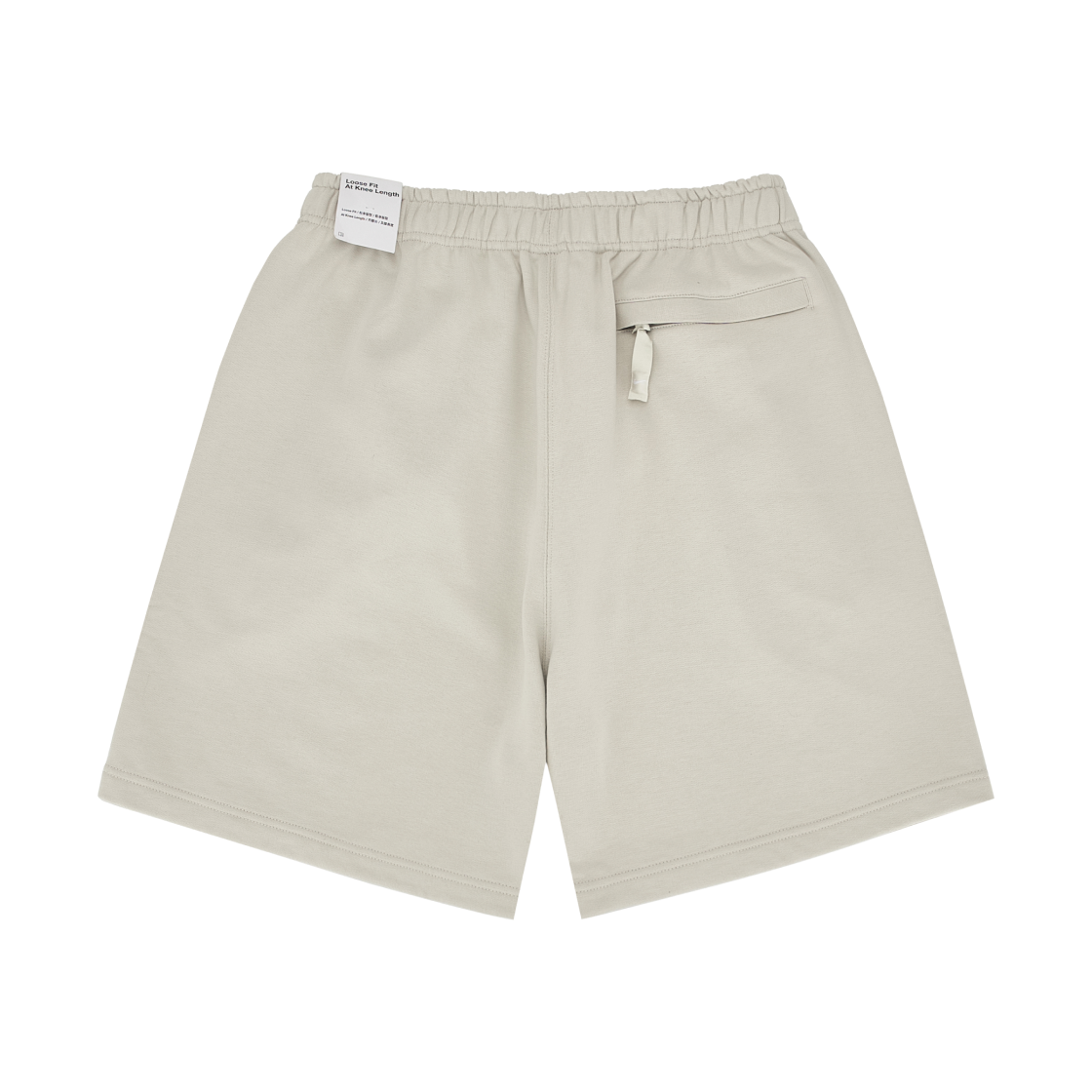 나이키 솔로 스우시 프렌치 테리 쇼츠 라이트 오어우드 브라운 화이트 - 아시아(Nike Solo Swoosh French Terry Shorts Light Orewood Brown White - Asia) - 2