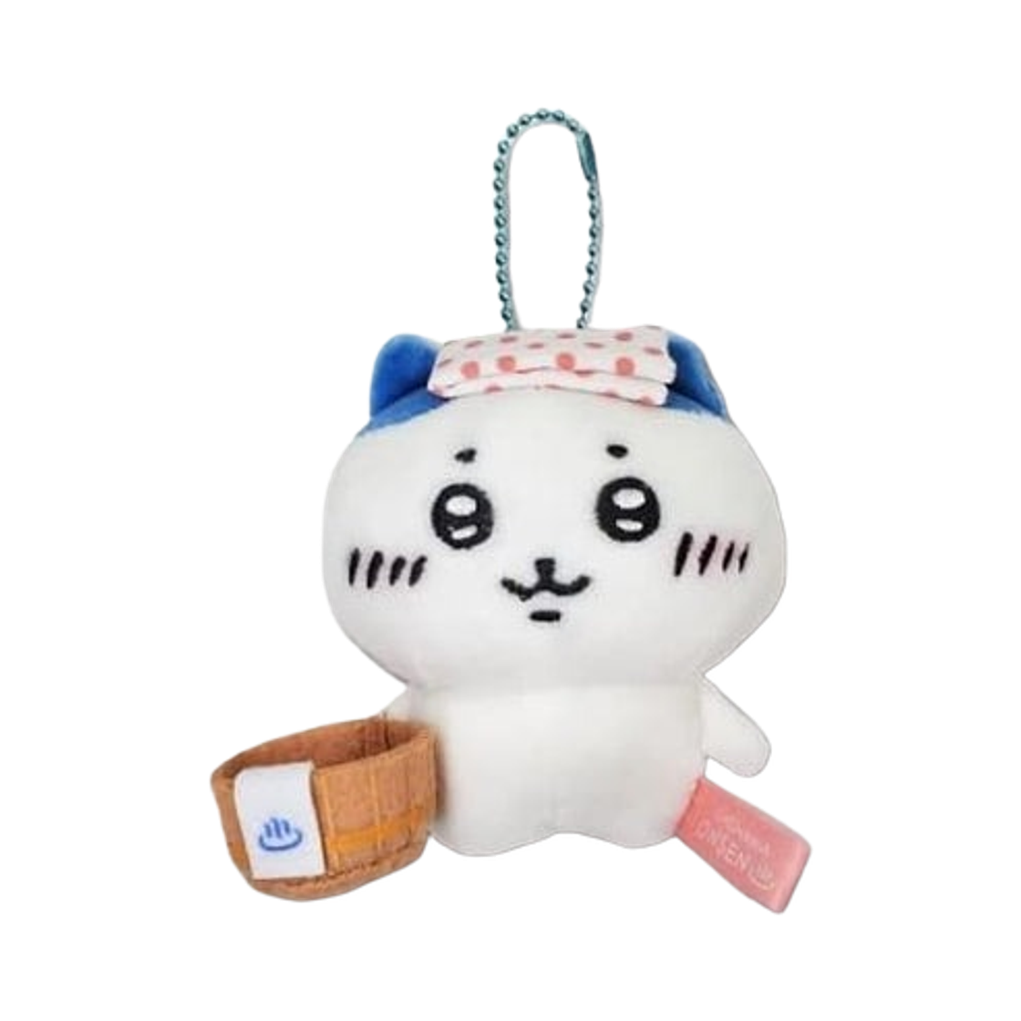 - Chiikawa Onsen Local Limited Plush Keychain Hachiware