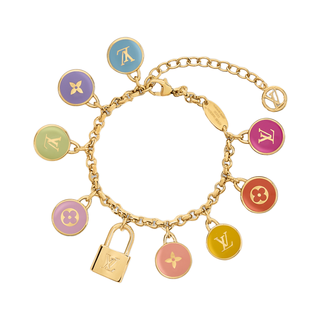M1864A Louis Vuitton LV Confetti Bracelet Gold
