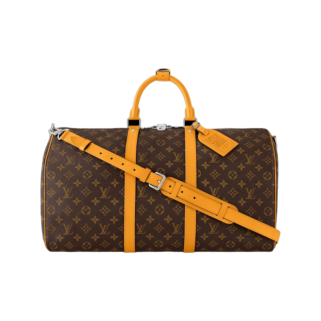 M12634 Louis Vuitton Keepall Bandouliere 50 Safran Yellow