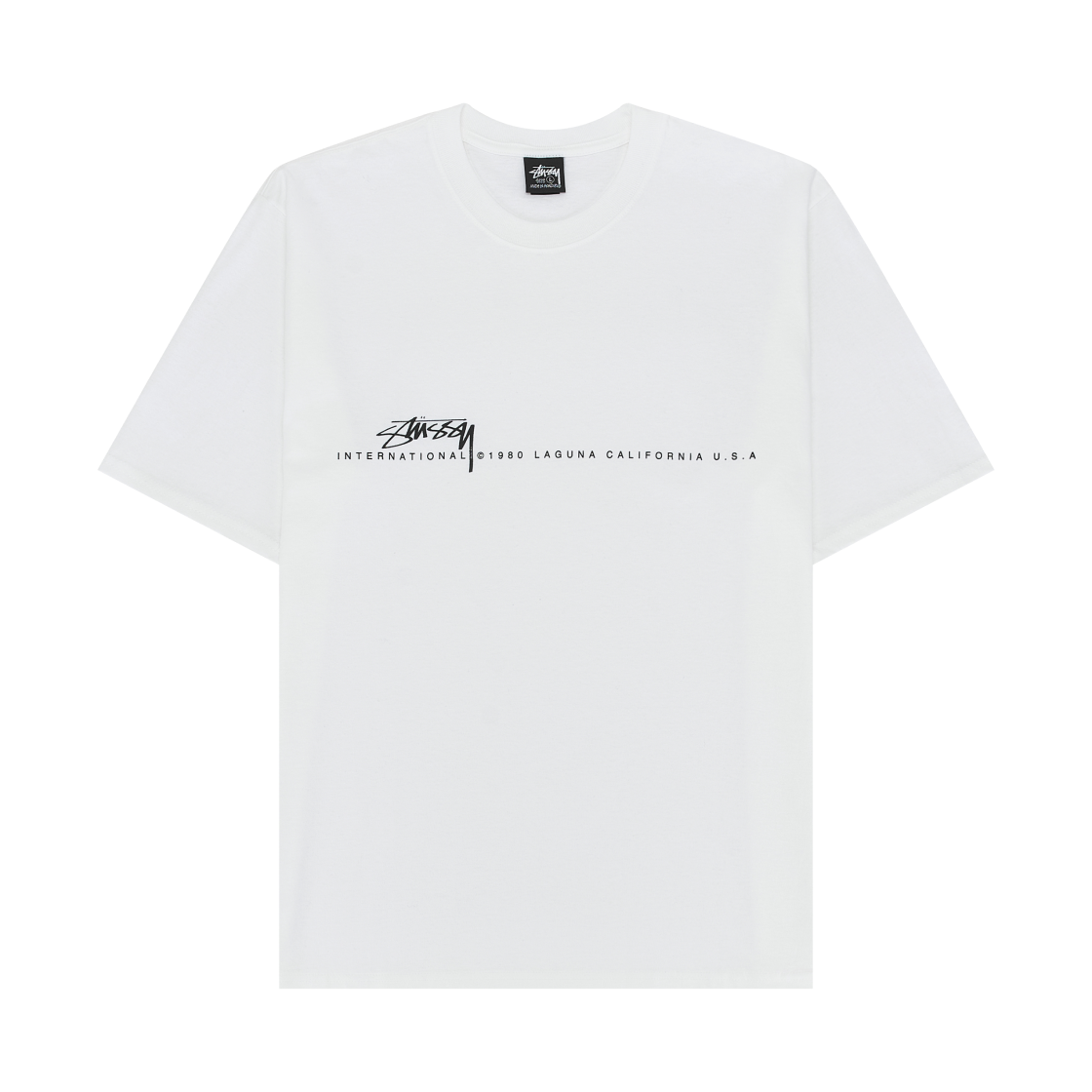스투시 스무스 80 티셔츠 화이트(Stussy Smooth 80 T-Shirt White) - 1