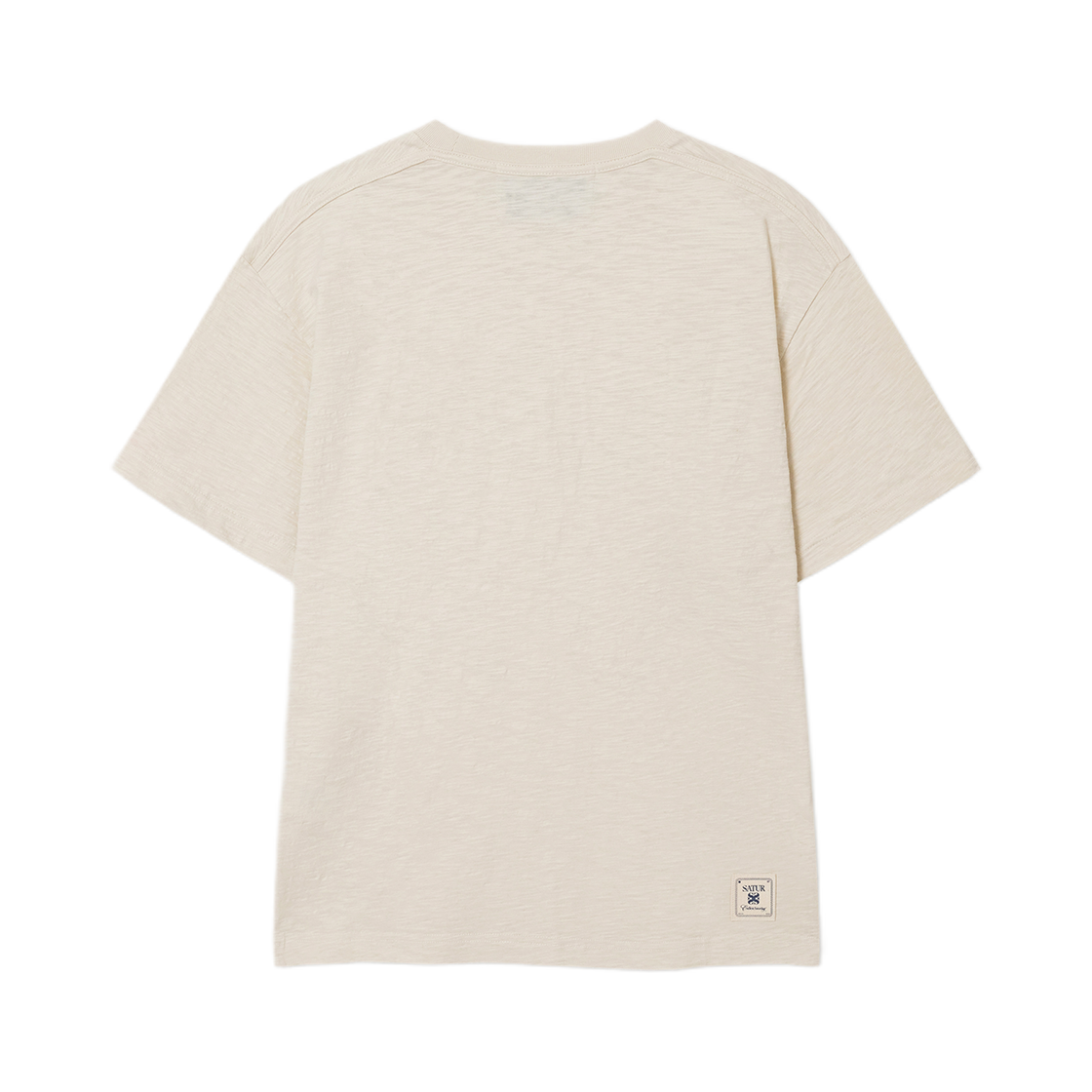세터 마린 콜라주 그래픽 반팔 티셔츠 크림(SATUR Marin Collage Graphic T-Shirt Cream) - 2