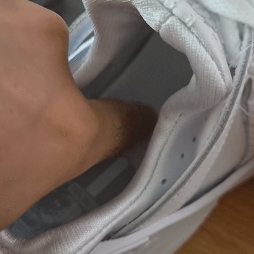 (W) Nike Air Huarache White Pure Platinum 착용 스타일 - 2
