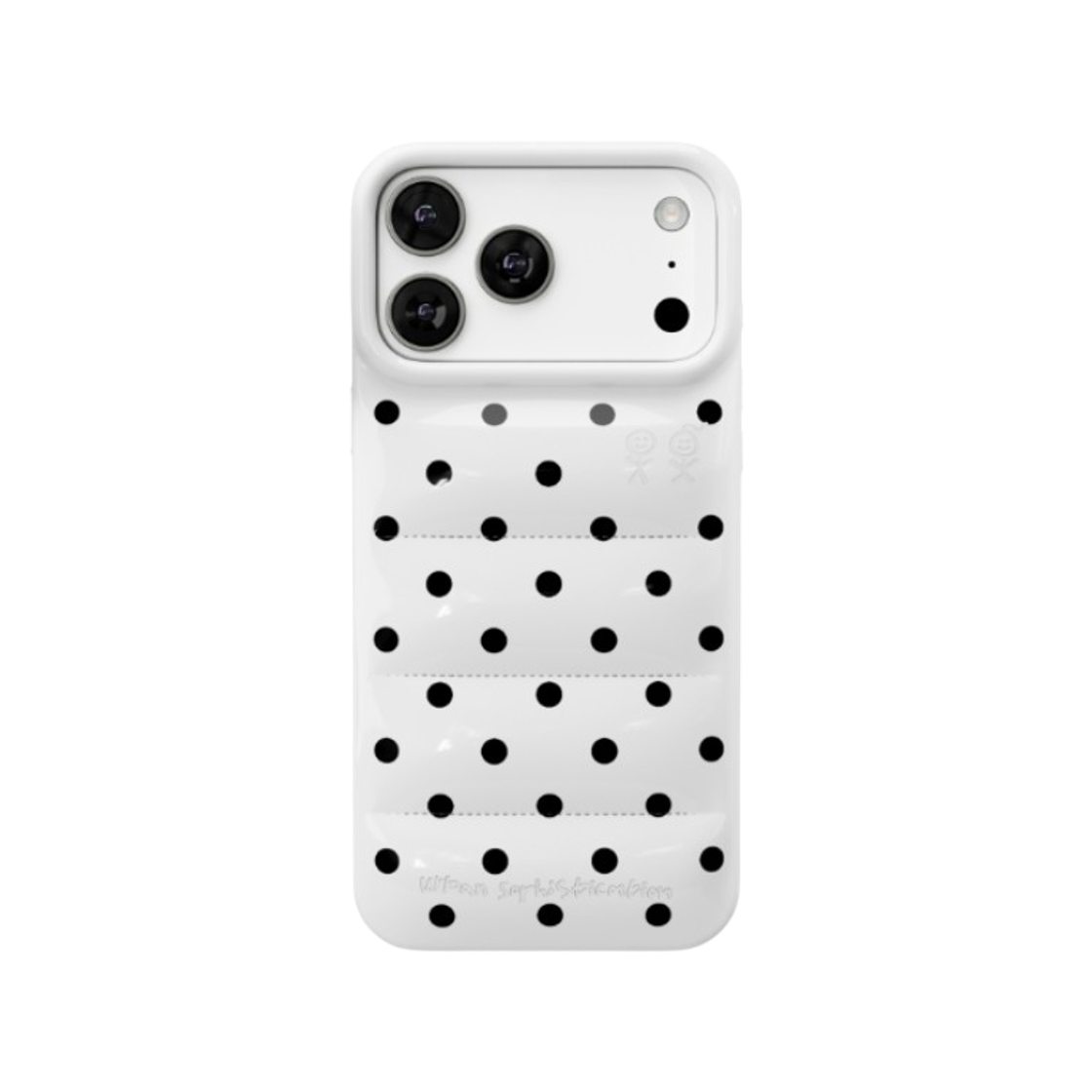 어반소피스티케이션 더 퍼퍼 케이스 인버스 폴카 닷(Urbansophistication The Puffer Case Inverse Polka Dots) - 1