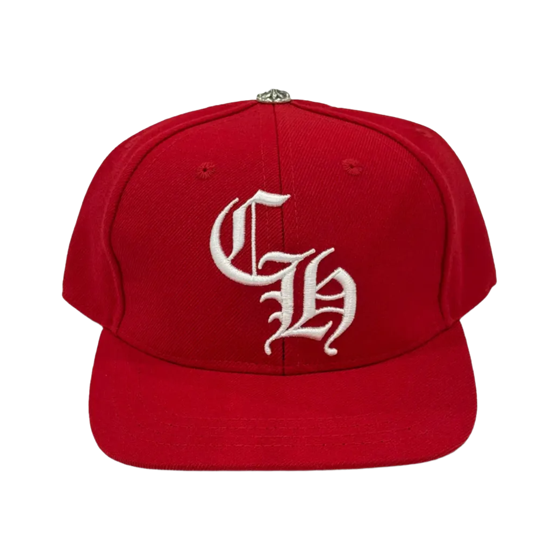 - Chrome Hearts CH Baseball Cap Red White