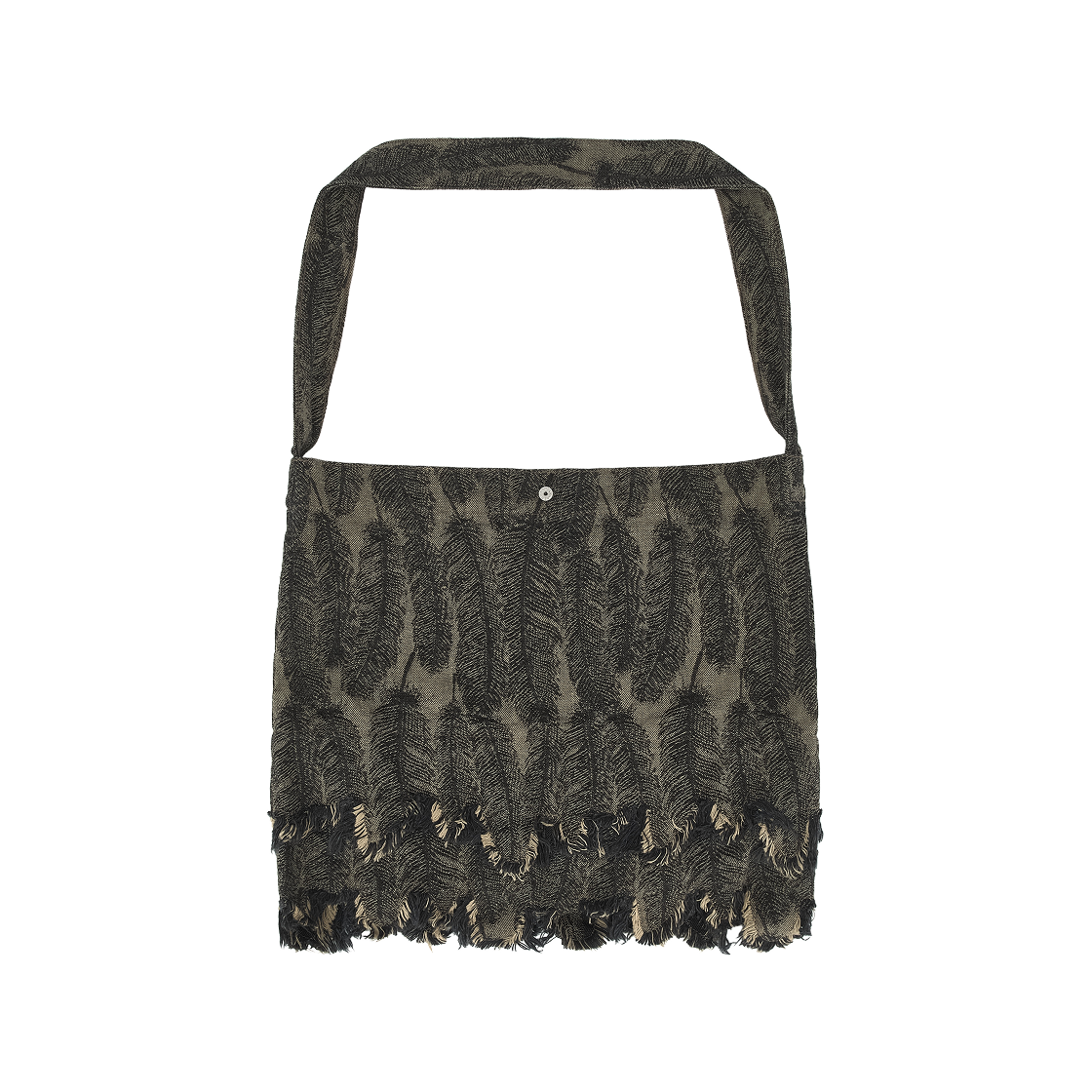 캐피탈 12온즈 맥파이 데님 메디슨 백 스몰 블랙 베이지(Kapital 12 oz. Magpie Denim Medicine Bag Small Black Beige) - 2
