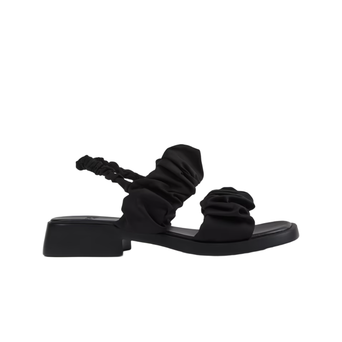K201894-001 (W) Camper Dana Textile Sandals Black