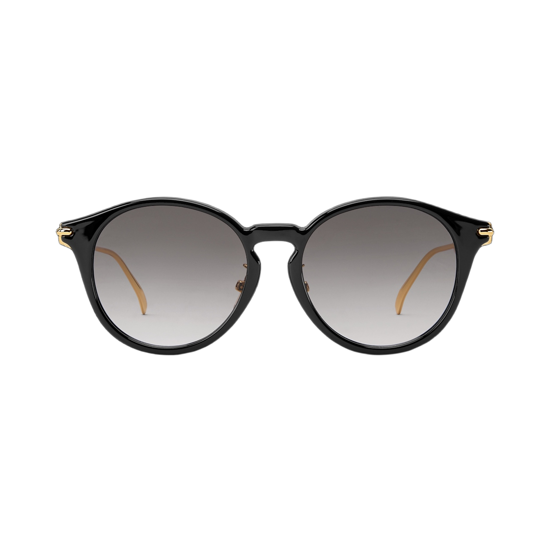 Z3346U (W) Louis Vuitton Flight Mode My LV Chain Two Round Sunglasses Black