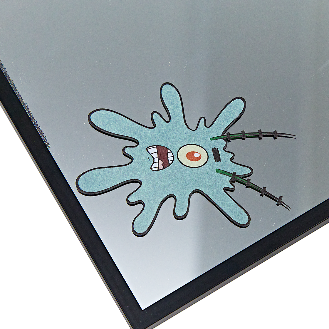 댄꼼마 x 스폰지밥 납작해진 플랑크톤 프린팅 거울 (A5)(DANCOMMA x SpongeBob SquarePants Flattened Plankton Printed Mirror (A5)) - 4