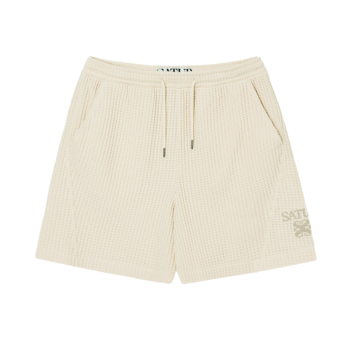 세터 와플 밴딩 쇼츠 크림(SATUR Waffle Banding Shorts Cream)