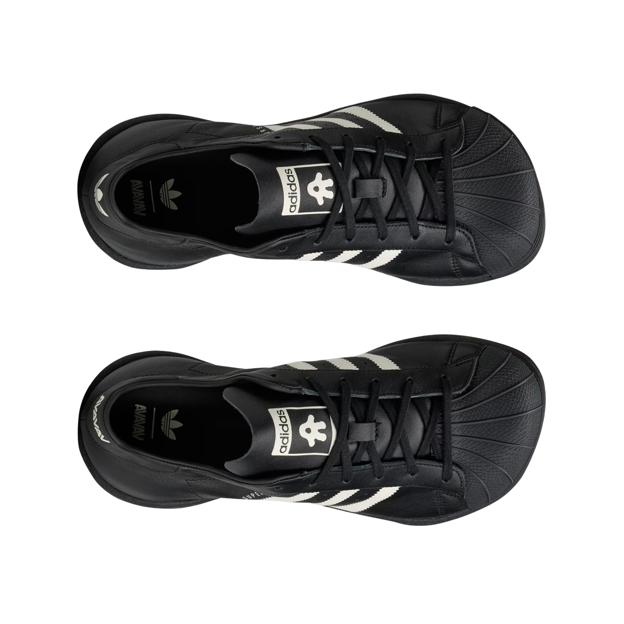 (W) 아디다스 x 아바바브 슈퍼스타 코어 블랙 미스트 스톤((W) Adidas x Avavav Superstar Core Black Mist Stone) - 2