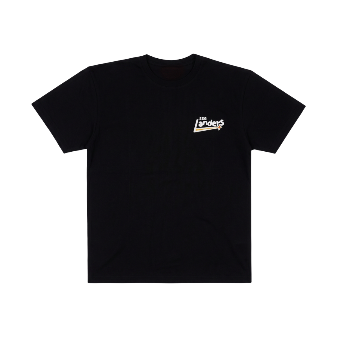 SSG 랜더스 x 깜자 반팔 티셔츠 깜자와 친구들 블랙(SSG Landers x Ggamja Short Sleeve T-Shirt Ggamja & Friends Black)