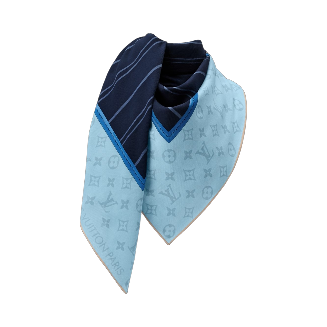 (W) 루이비통 마이 네버풀 숄 S00 라이트 블루((W) Louis Vuitton My Neverfull Shawl S00 Light Blue) - 2