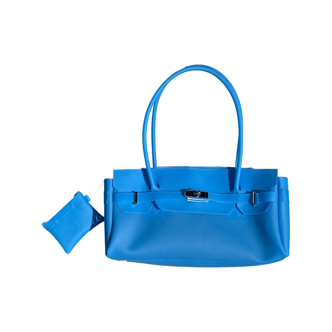 다이닛 젤리 투웨이 백 블루(Deinet Jelly Two-Way Bag Blue)