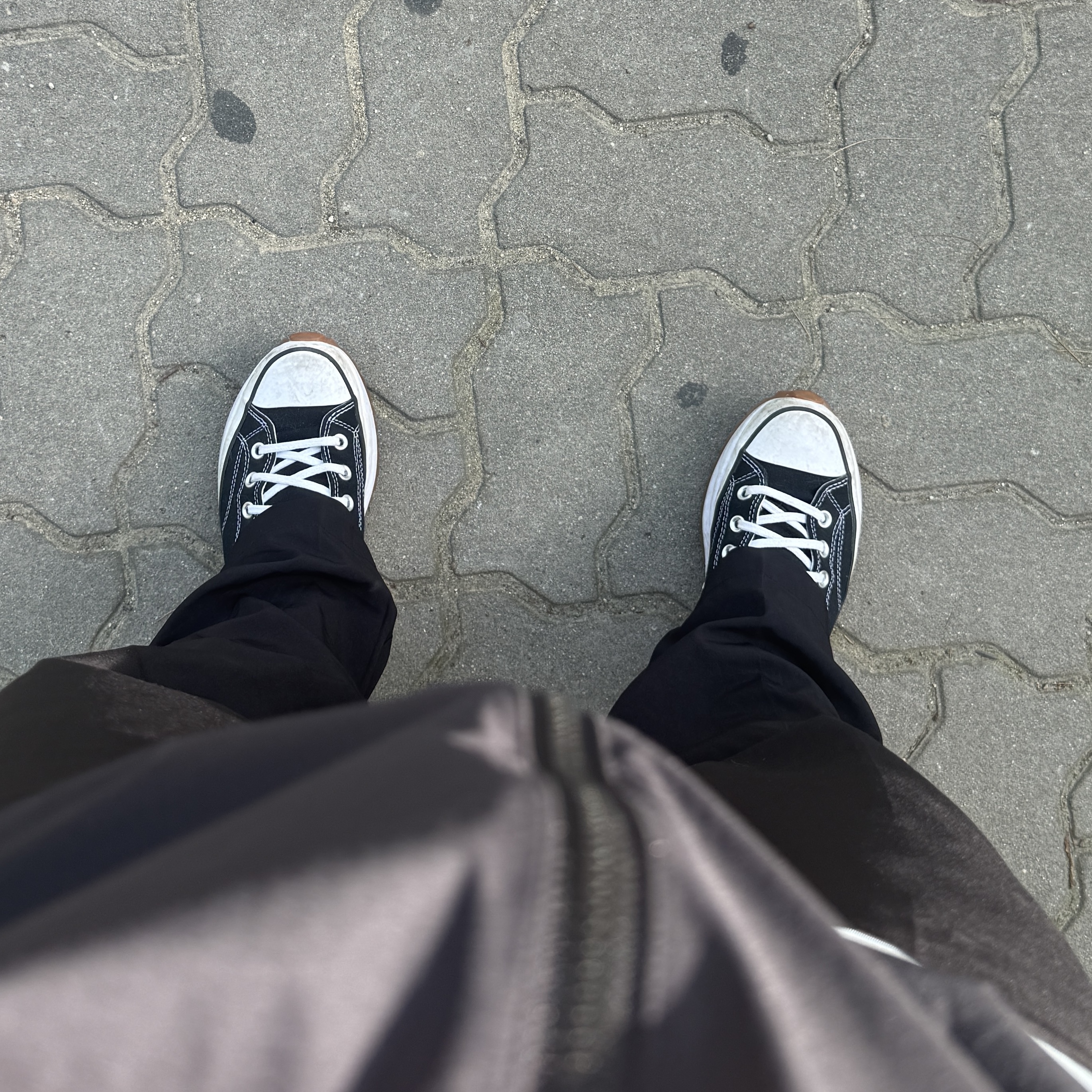Converse Run Star Hike Low Black 착용 스타일