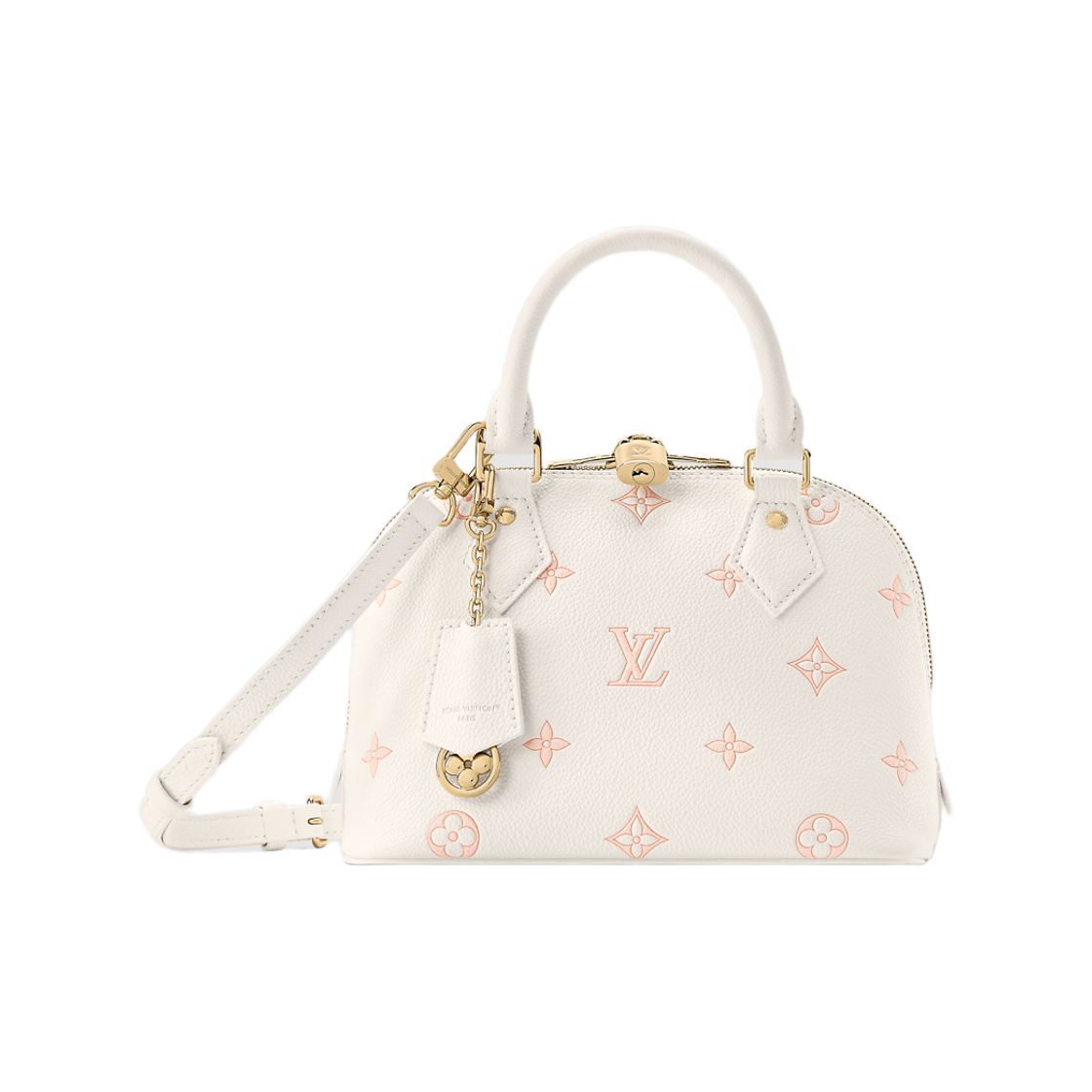 M27574 Louis Vuitton Alma BB Milky White Peach
