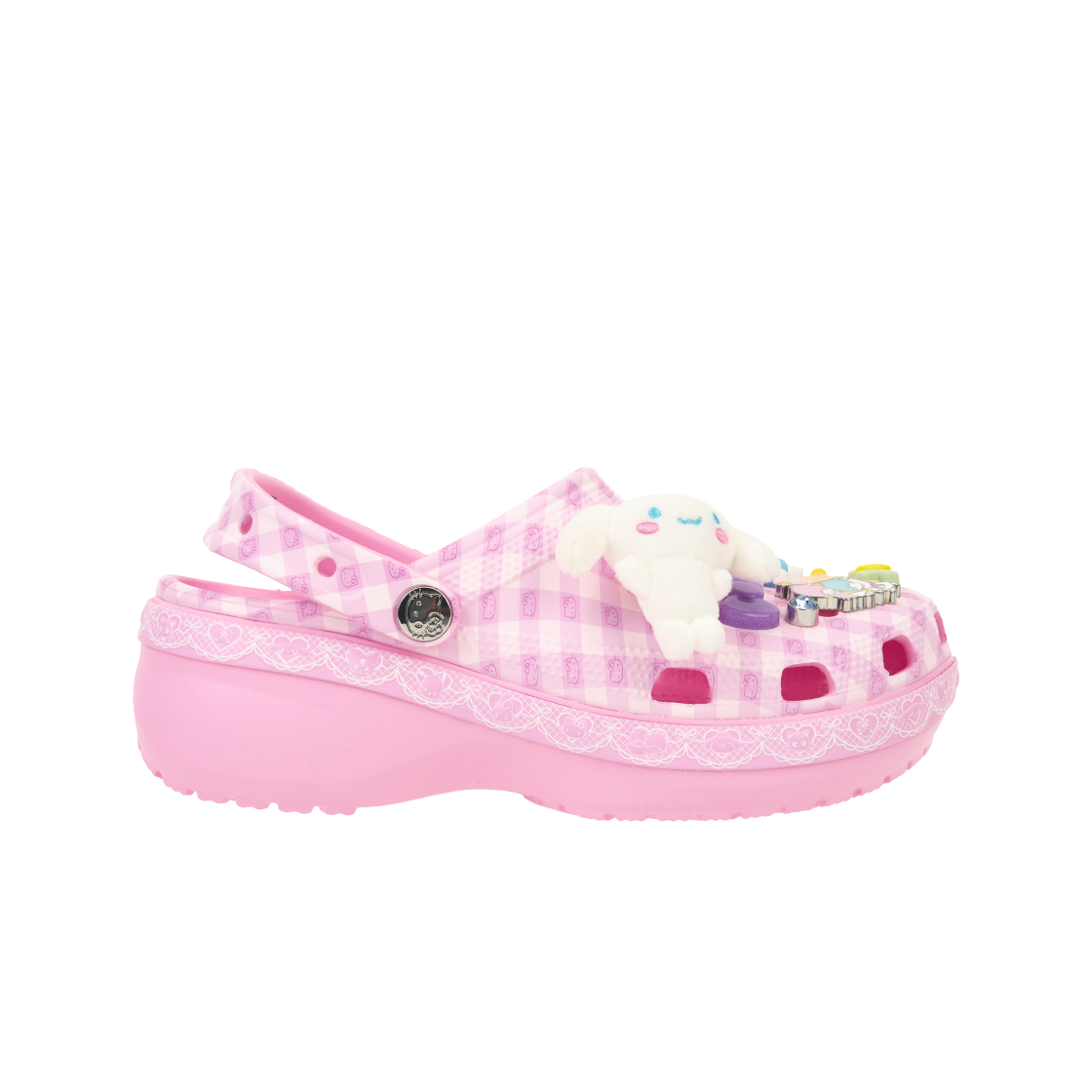 (W) 크록스 x 산리오 헬로키티 앤 프렌즈 클래식 플랫폼 클로그 멀티((W) Crocs x Sanrio Hello Kitty & Friends Classic Platform Clog Multi)