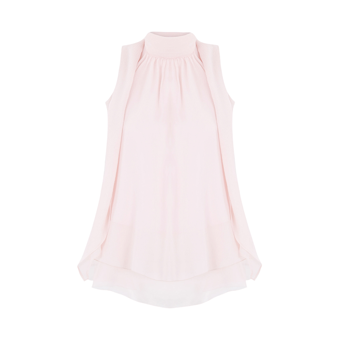 레이즈미야 유이 러플 블라우스 베이비 핑크(REISE MIYA Yui Ruffle Blouse Baby Pink)