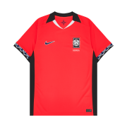Nike Korea 2025 Stadium Home Dri-Fit Soccer Replica Jersey Bright Crimson Black (Non Marking Ver.)