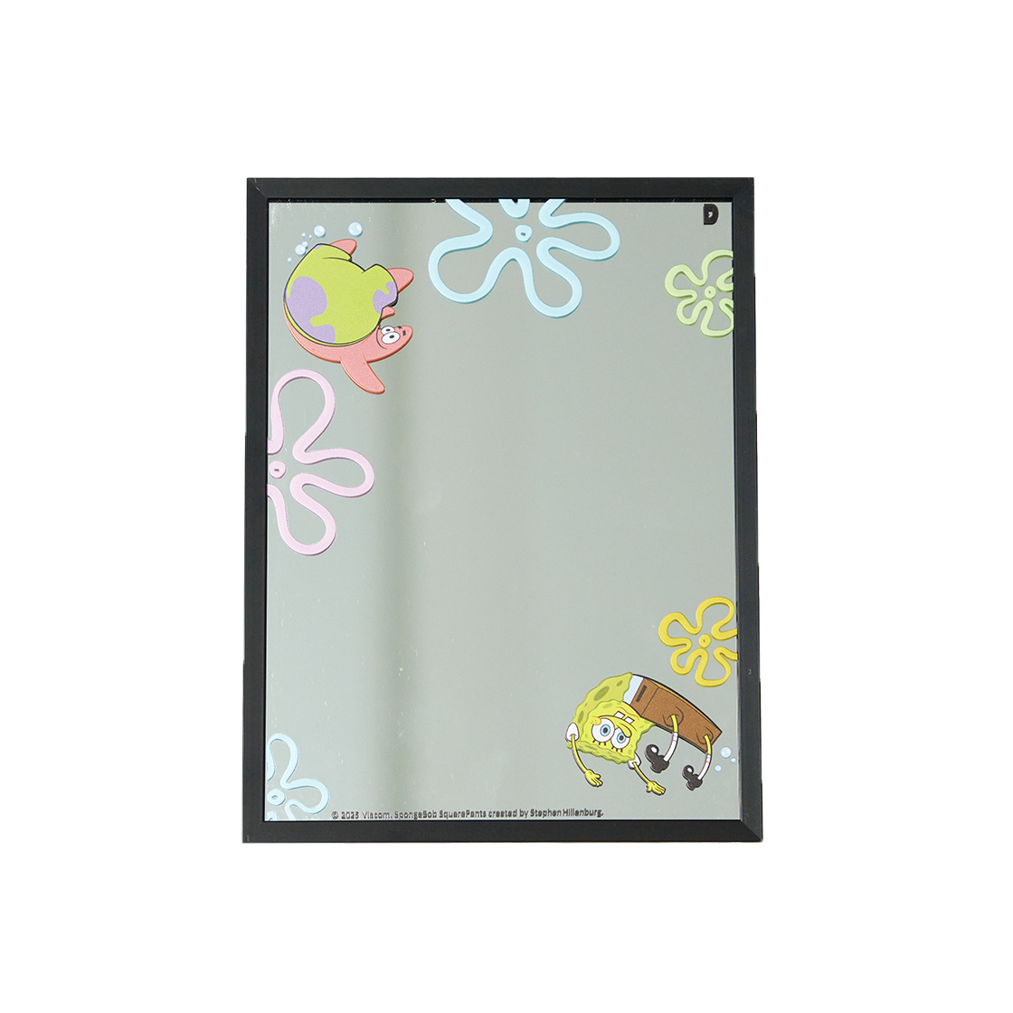 댄꼼마 x 스폰지밥 비키니시티 프린팅 거울 (A5)(DANCOMMA x SpongeBob SquarePants Bikini Bottom Printed Mirror (A5))