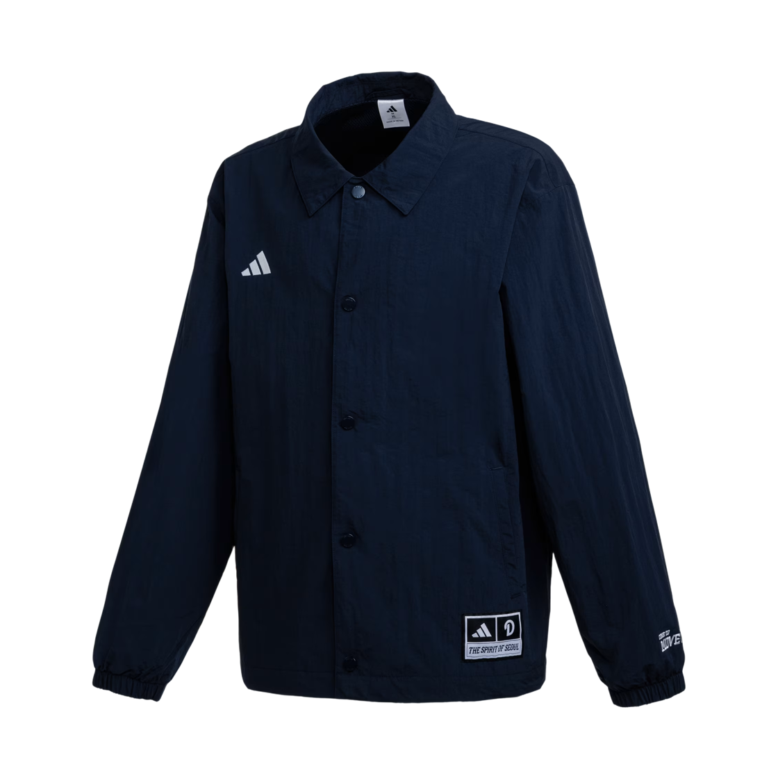 두산 베어스 x 아디다스 코치 자켓 네이비 - KR 사이즈(Doosan Bears x Adidas Coach Jacket Navy - KR Sizing) - 2