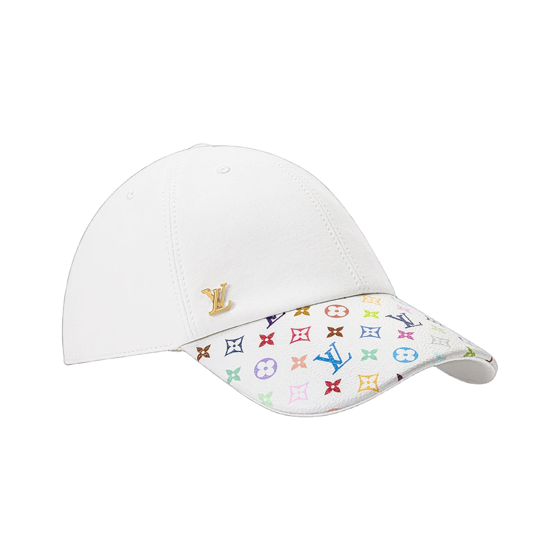 (W) 루이비통 x 무라카미 타카시 LV 겟 레디 캡 화이트((W) Louis Vuitton x Murakami Takashi LV Get Ready Cap White) - 2
