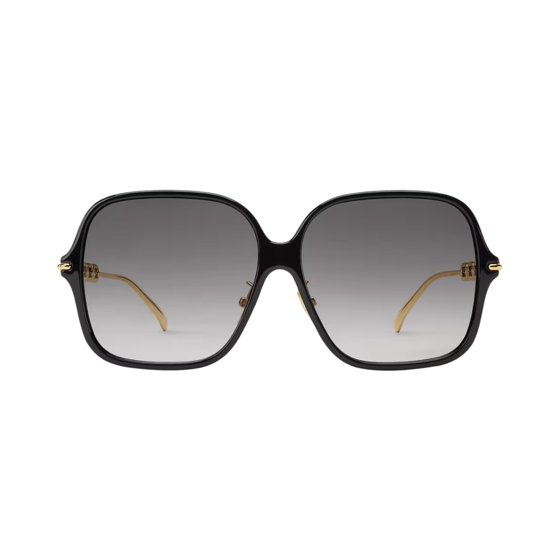 Z3348U (W) Louis Vuitton My LV Chain Two Oversize Square Sunglasses Black