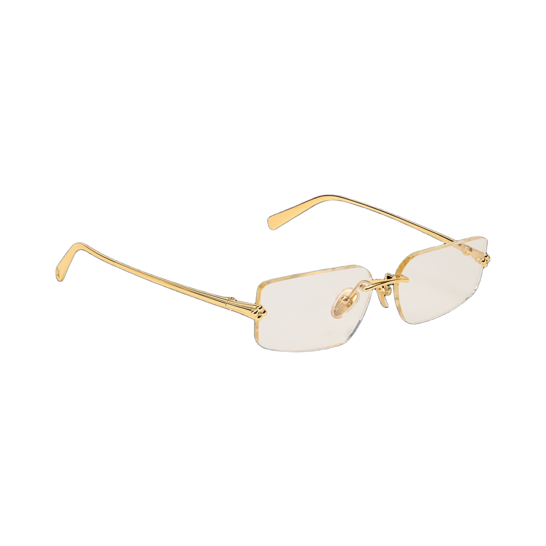 (W) 루이비통 LV 코멧 렉탱글 선글라스 골드((W) Louis Vuitton LV Comet Rectangle Sunglasses Gold) - 2