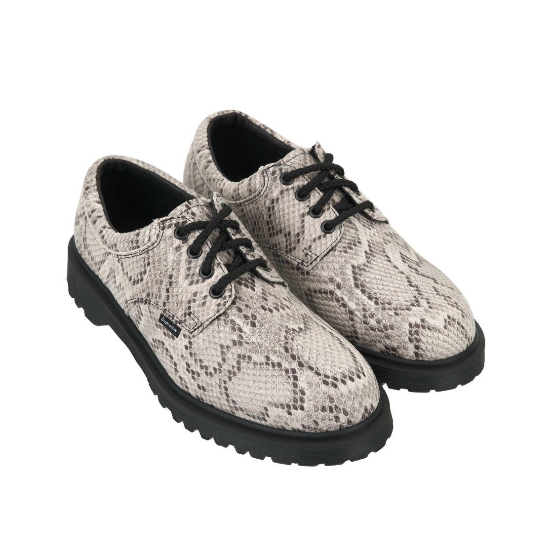 닥터마틴 x 슈프림 포스탈 슈프림 4-아이 슈 스네이크스킨 - 26SS(Dr. Martens x Supreme Postal Supreme 4-Eye Shoe Snakeskin - 26SS) - 4