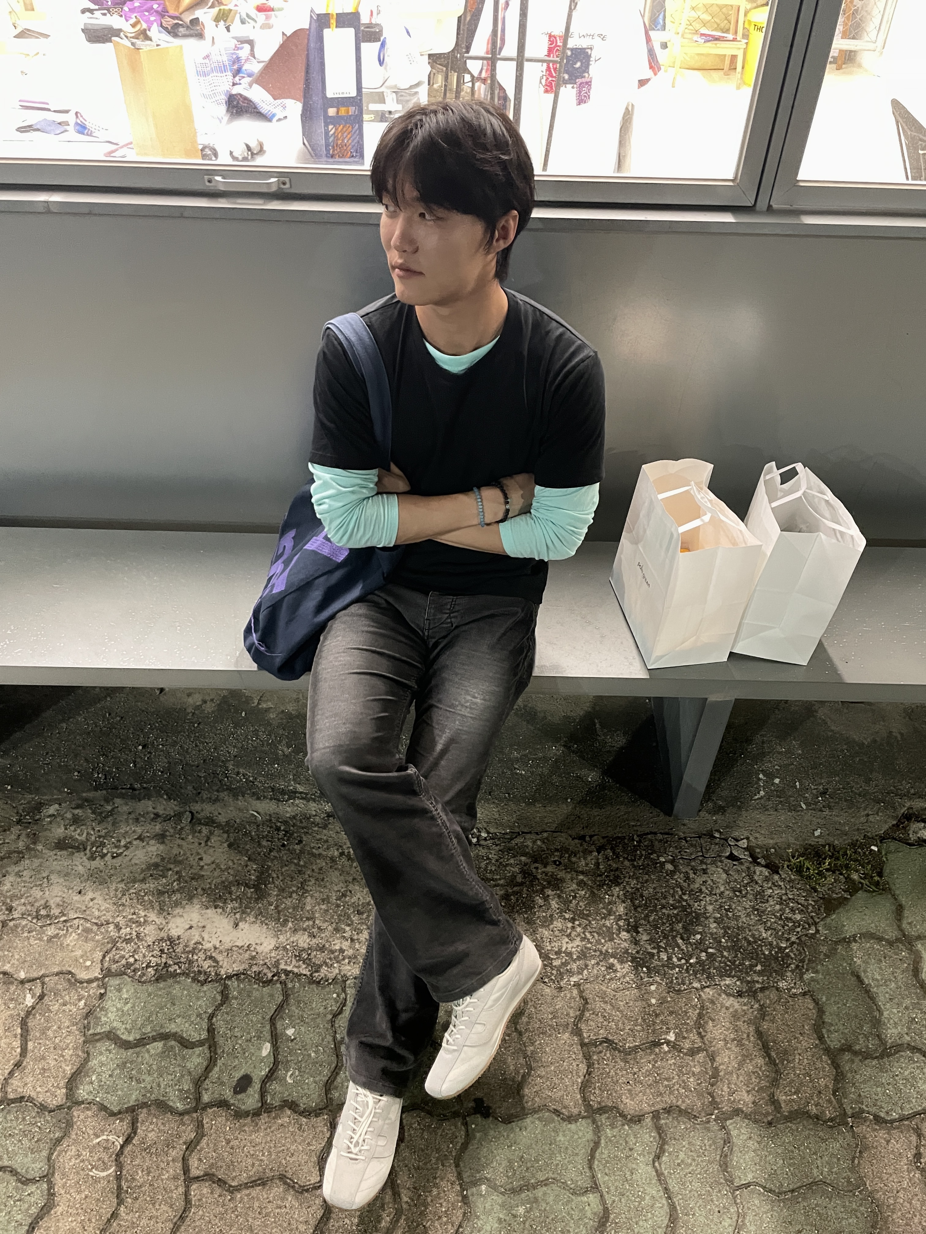 PRO-SPECS NOVA Light Gray 착용 스타일 - 2