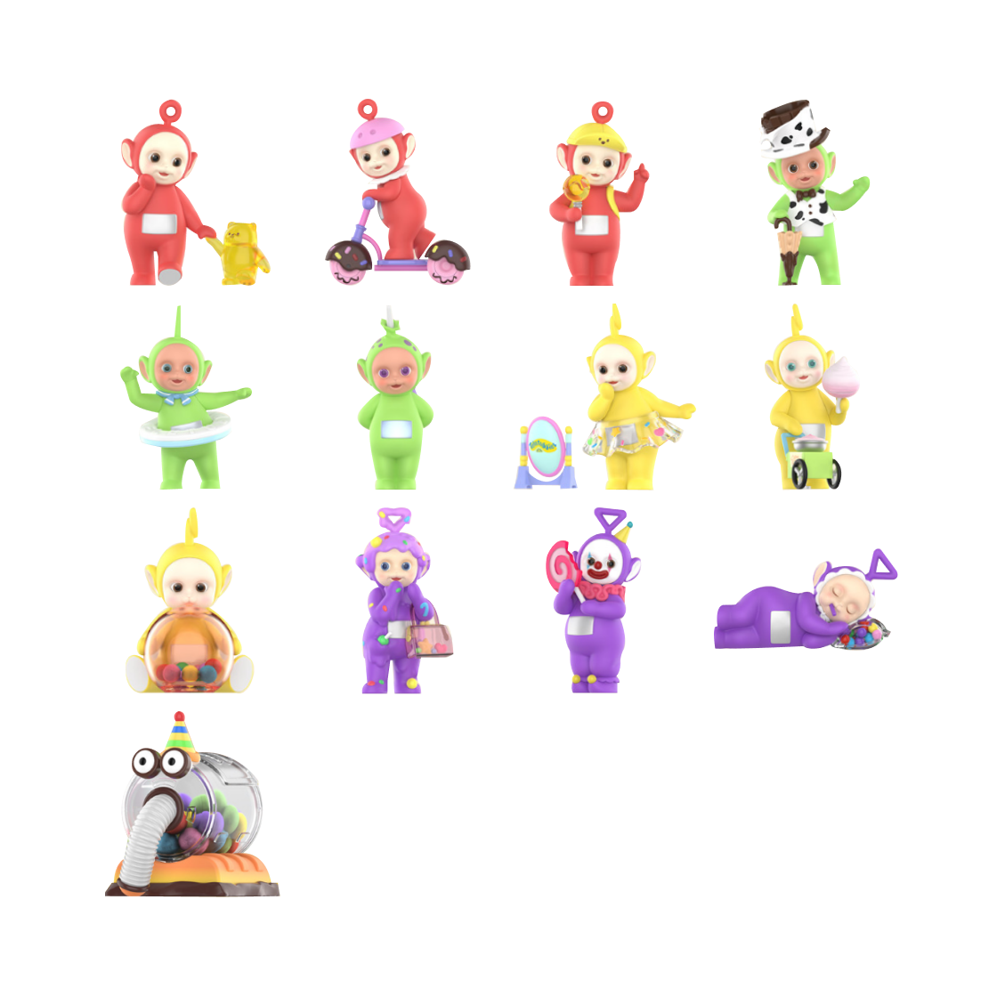 팝마트 텔레토비 판타지 캔디 월드 시리즈 피규어 미개봉 랜덤박스 (12개입)(Pop Mart Teletubbies Fantasy Candy World Series Figures Sealed Case (12 Blind Boxes)) - 2