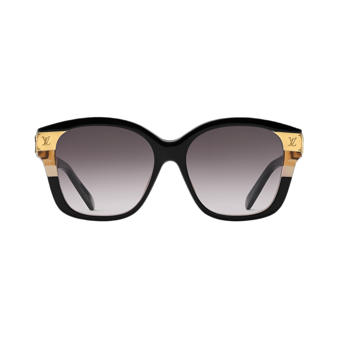 Z3182E/Z3182W (W) Louis Vuitton LV Petite Soupcon Square Sunglasses Black