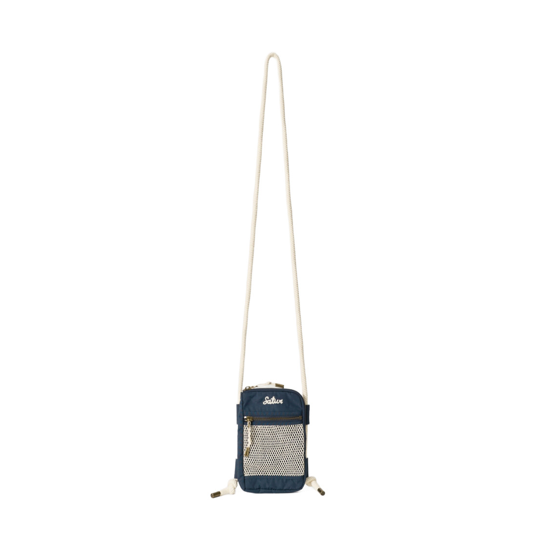 세터 네트 포켓 트래블 크로스 백 네이비(SATUR Net Pocket Travel Cross Bag Navy)