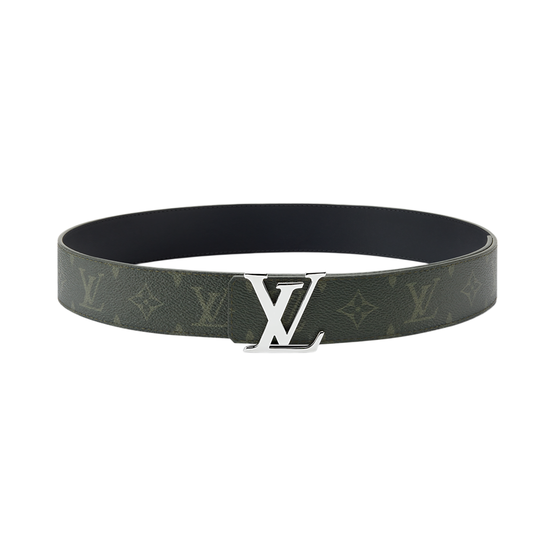 - Louis Vuitton LV Initiales Monogram 40mm Reversible Belt Green