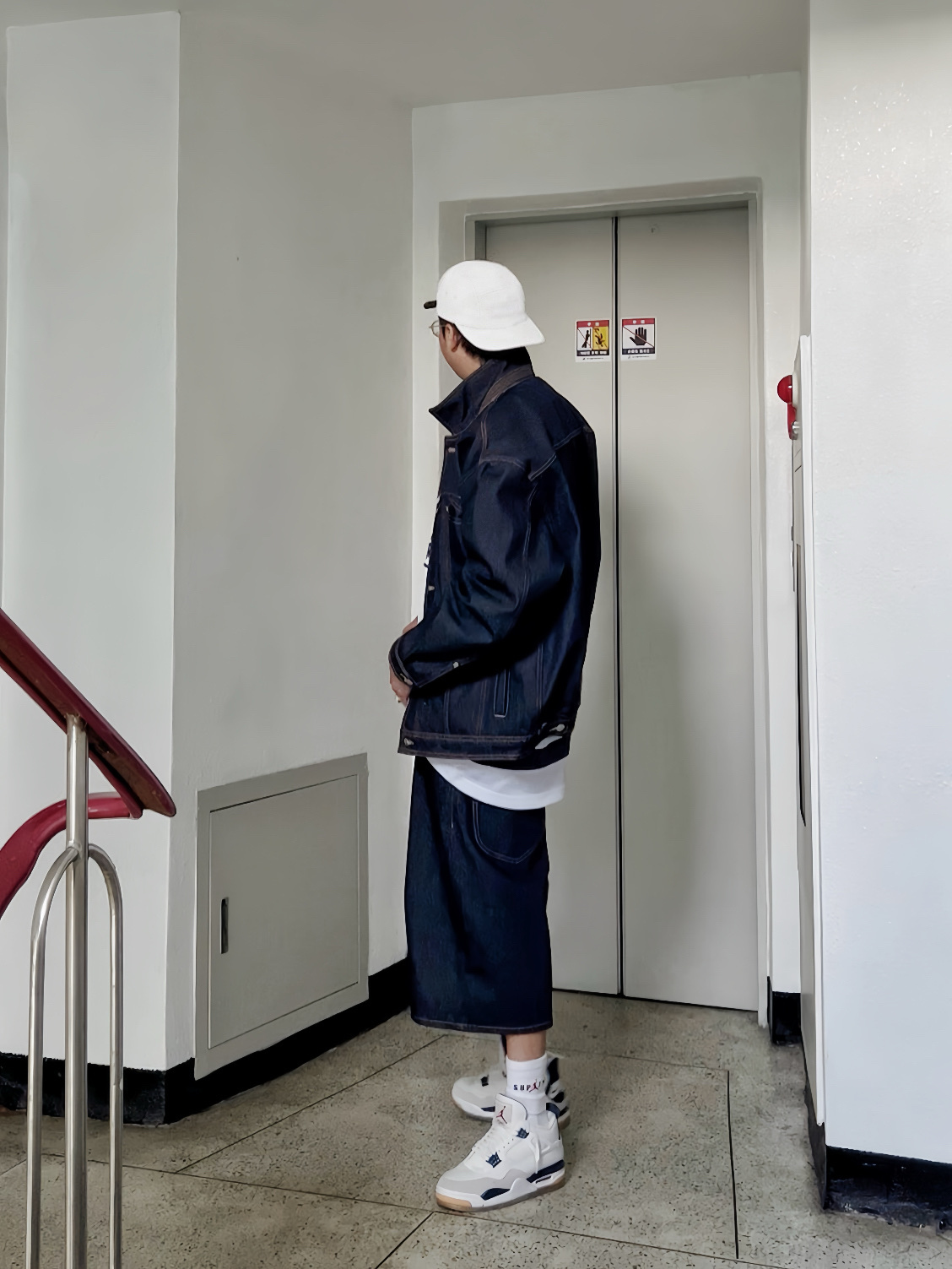 Supreme Wool Camp Cap White - 24FW, Supreme Wool Camp Cap White - 25FW 착용 스타일