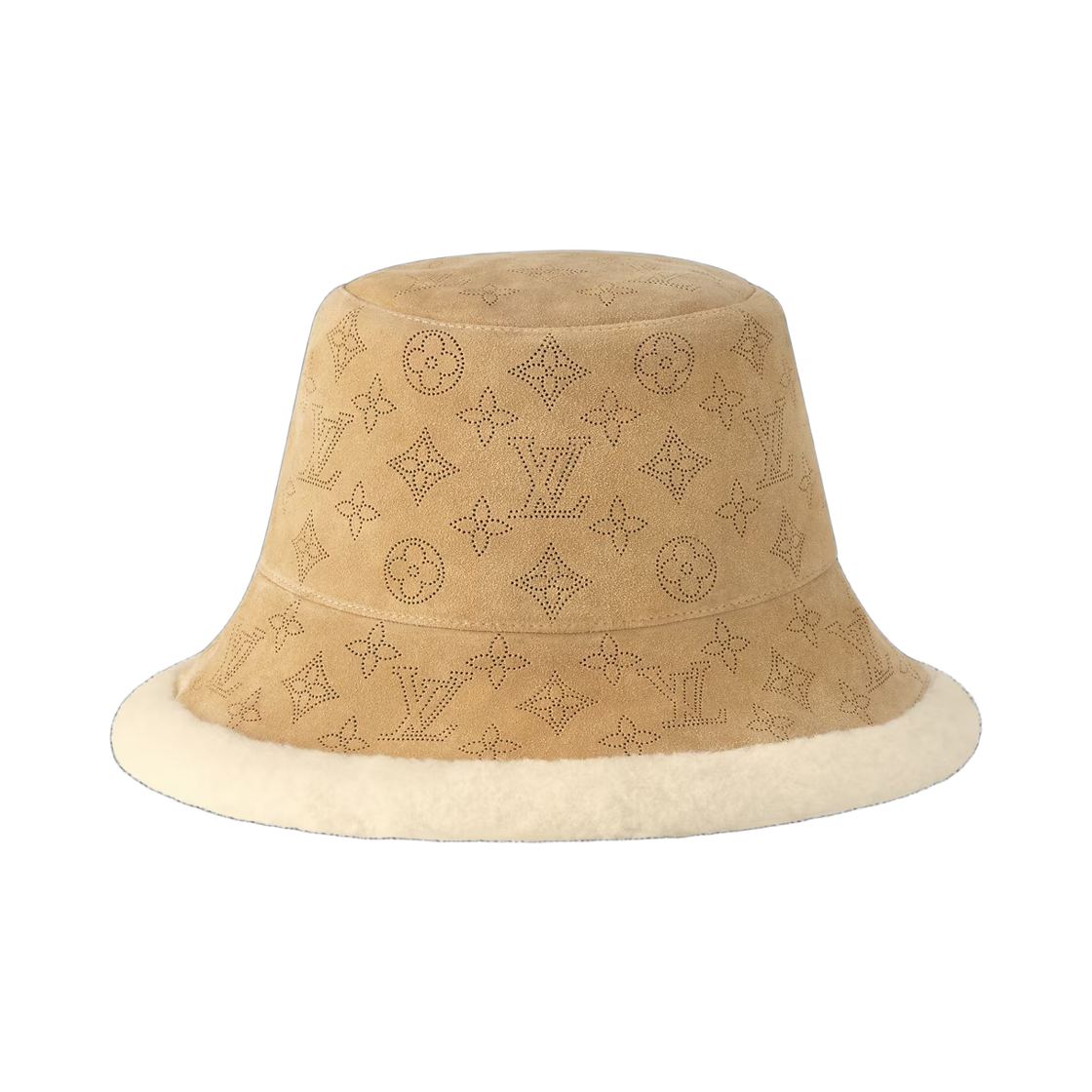 M7805S/M7805M (W) Louis Vuitton Cozygram Bucket Hat S00 Beige