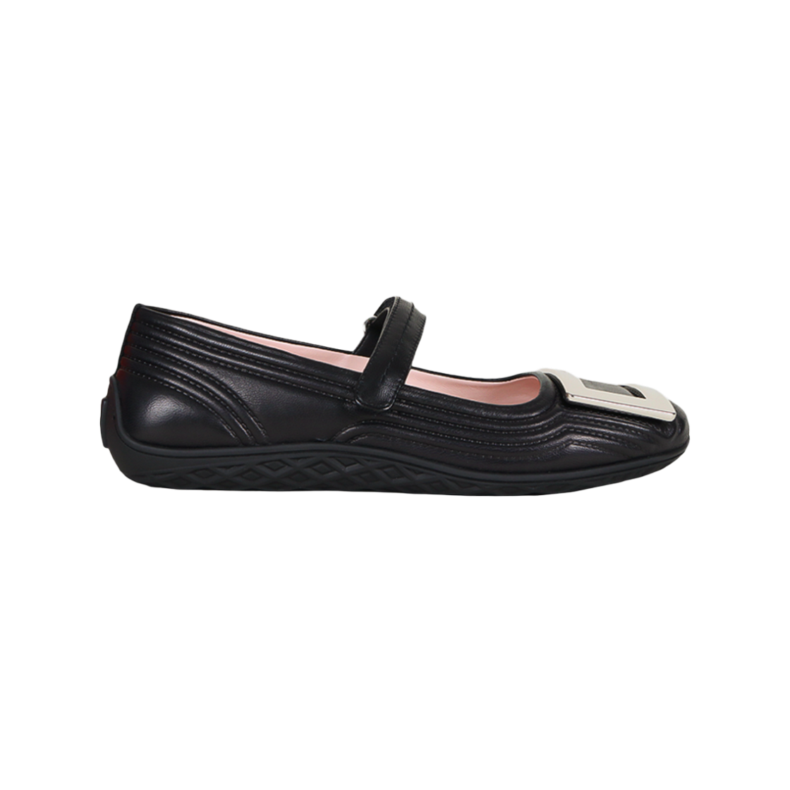 RVW79343360 91T B999 [20% 쿠폰] (W) Roger Vivier Viv Low Mary Janes in Leather Black