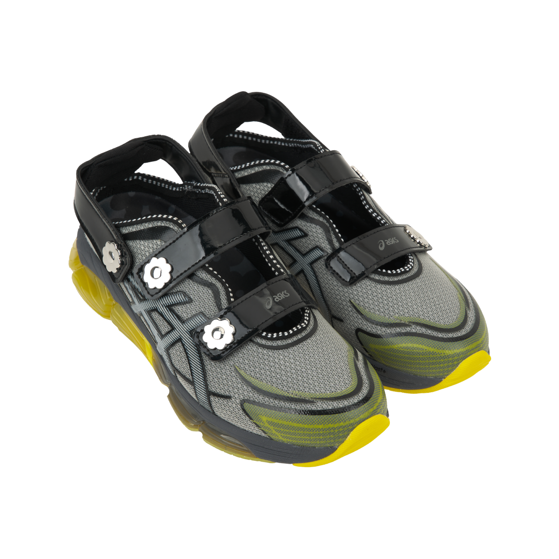 아식스 x 세실리에 반센 젤 퀀텀 360 8 그레이 옐로우(Asics x Cecilie Bahnsen Gel-Quantum 360 VIII Grey Yellow) - 4