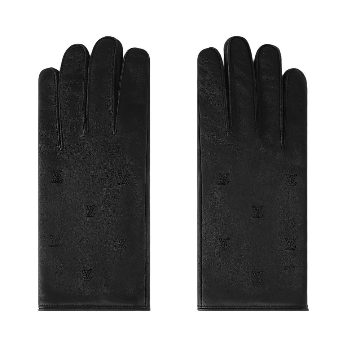 M7737I/M7737J Louis Vuitton LV Blason Gloves Black