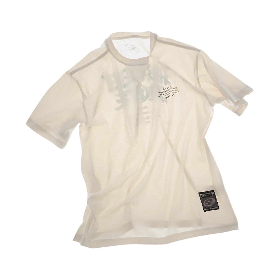 엠아이엠 드롭렛 타입 티셔츠 크림(MIM Droplet Type T-shirts Cream)