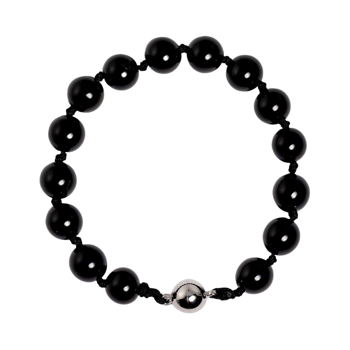 L261MBC010 lovememonster Big Wish Onyx Bracelet BLACK