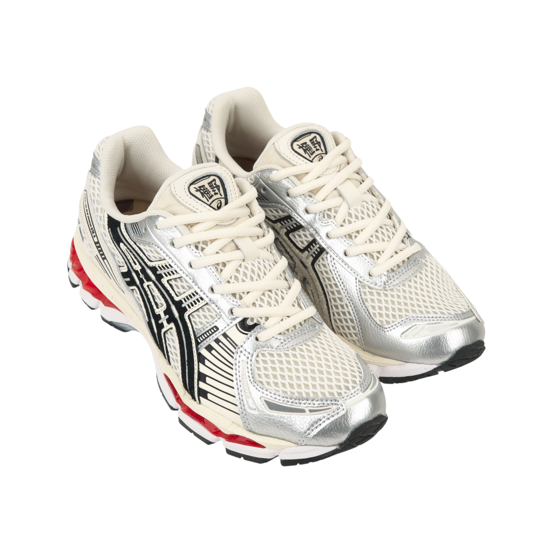 아식스 x 랩스톤 & 해머 젤 카야노 12.1 화이트 메탈릭 실버(Asics x Lapstone & Hammer Gel-Kayano 12.1 White Metallic Silver) - 4