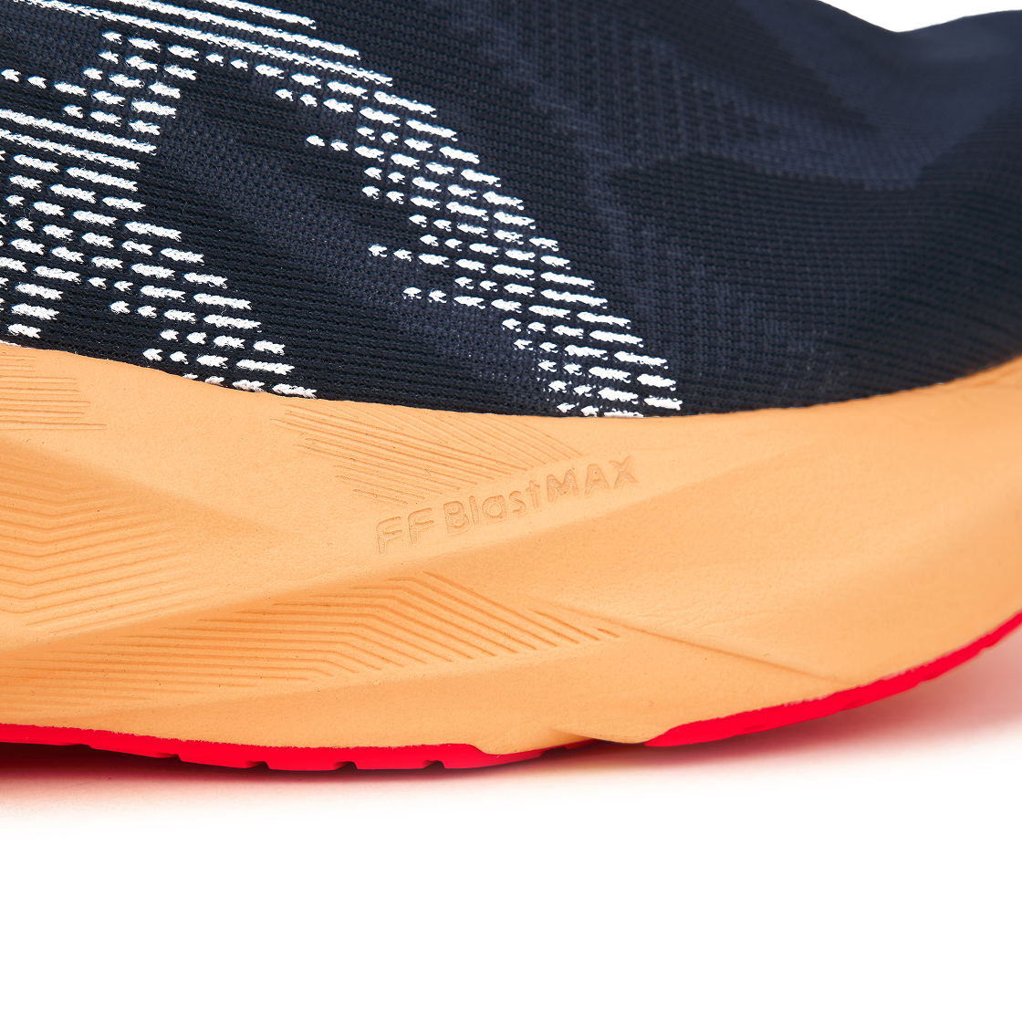 아식스 노바블라스트 5 미드나잇 오렌지 글로우 - 2E 와이드(Asics Novablast 5 Midnight Orange Glow - 2E Wide) - 8