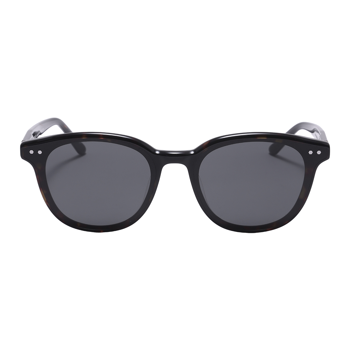 SBS1604 1818G ALO EYEWEAR [SILVERBITE] SBS1604 1818G Flat Bar Soft Square Tortoise Sunglasses