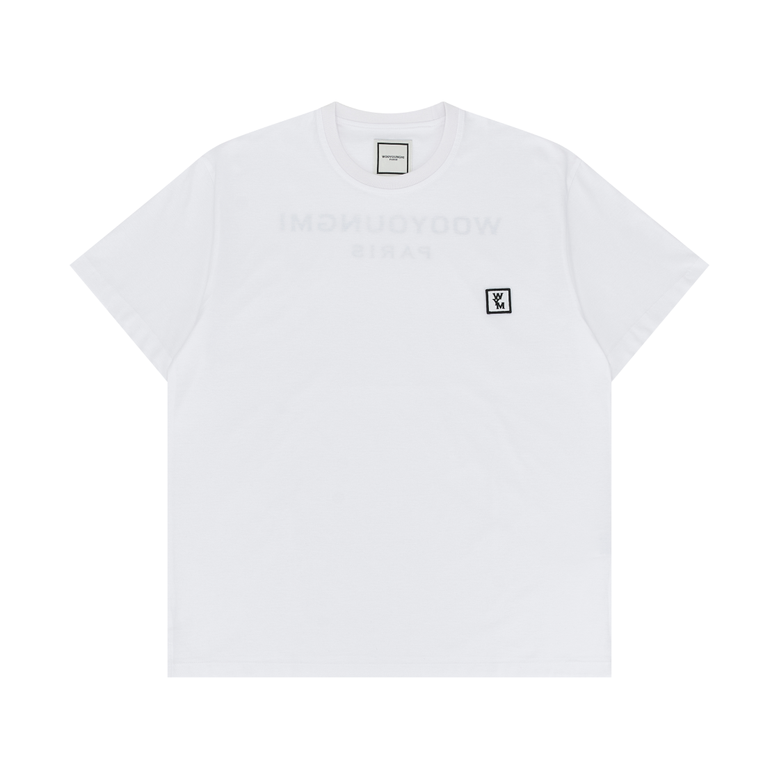 우영미 코튼 백로고 티셔츠 화이트 - 24FW(Wooyoungmi Cotton Back Logo T-Shirt White - 24FW) - 2