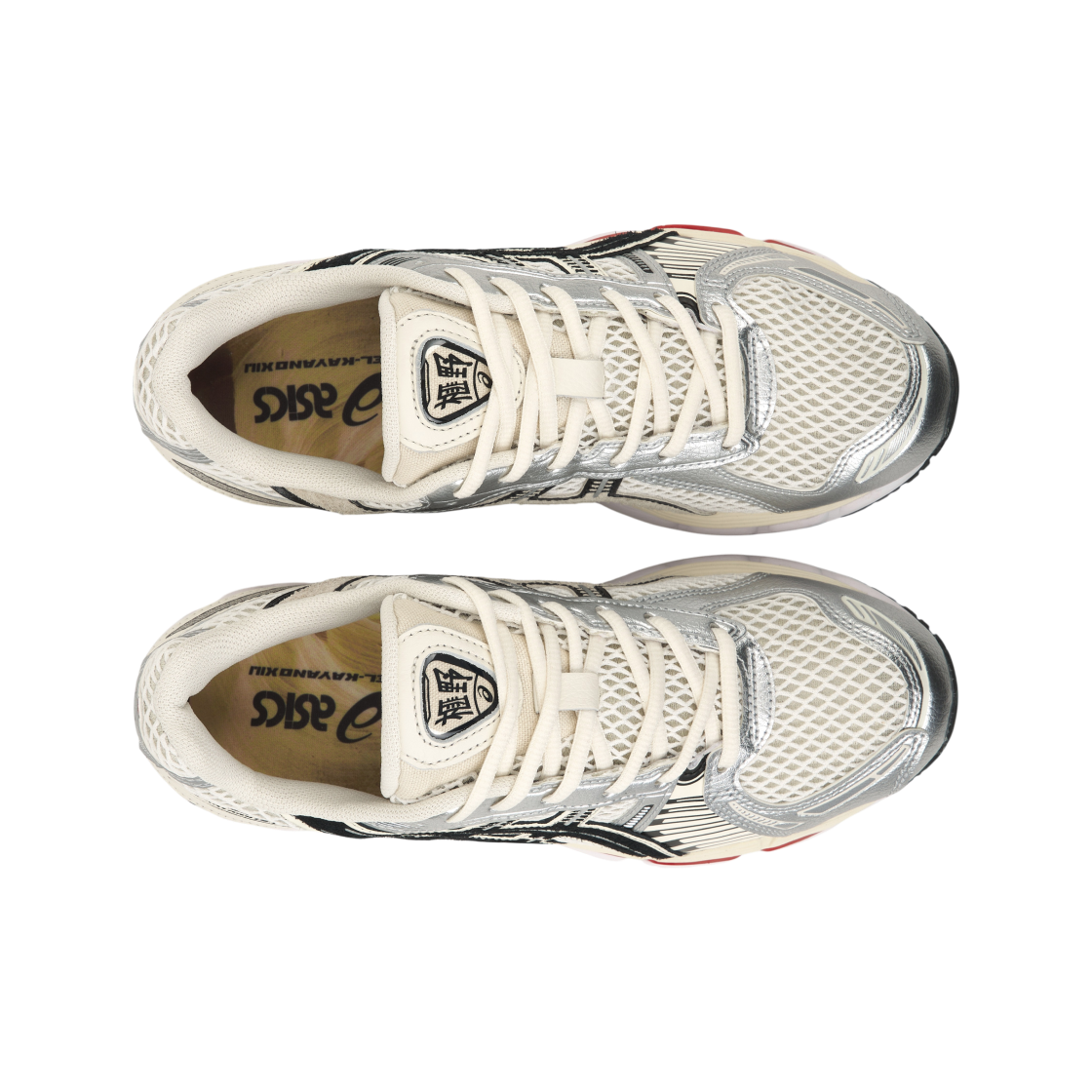 아식스 x 랩스톤 & 해머 젤 카야노 12.1 화이트 메탈릭 실버(Asics x Lapstone & Hammer Gel-Kayano 12.1 White Metallic Silver) - 5