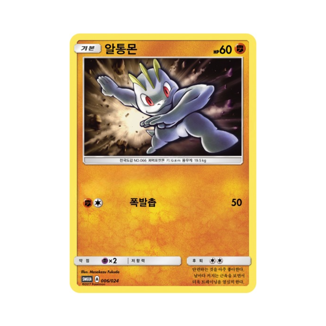 포켓몬 TCG 알통몬 썬&문 전력 배틀 스타터 세트 루가루암 GX (한글판)(Pokemon TCG Machop Sun & Moon Battle Starter Set Lycanroc-GX (Korean Ver.)) - 1