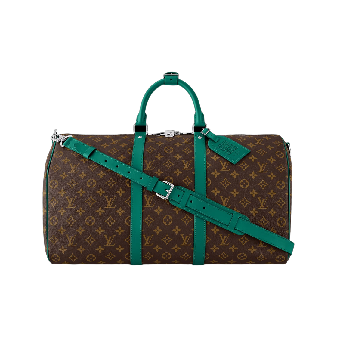 M12630 Louis Vuitton Keepall Bandouliere 50 Borneo Green